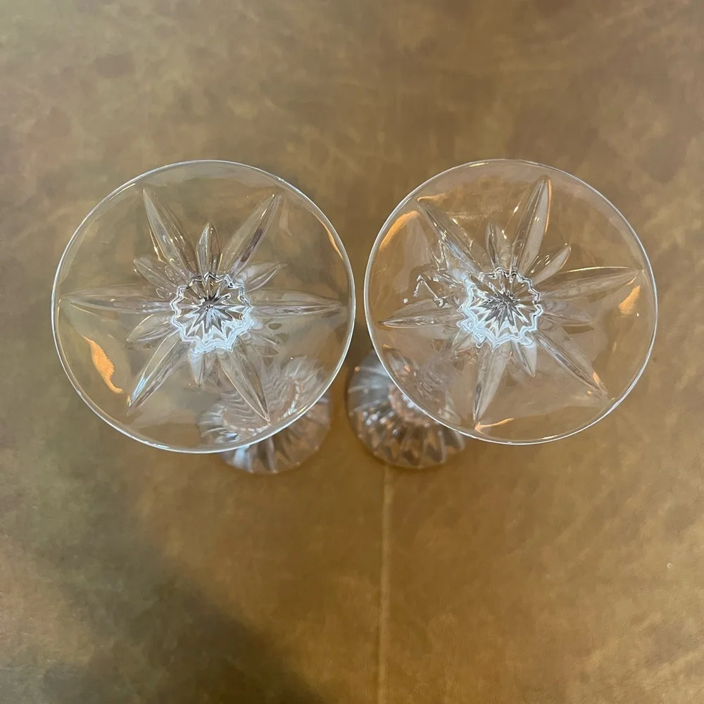Mikasa Golden Tiara Crystal Candlestick Holders